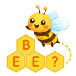 字母蜂格游戏 Logo